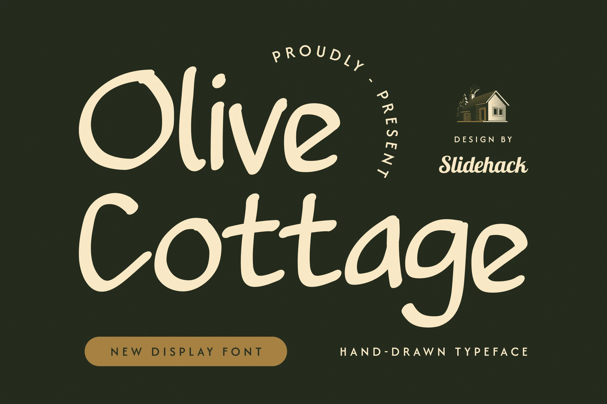 Olive Cottage - Handwritting Display Font