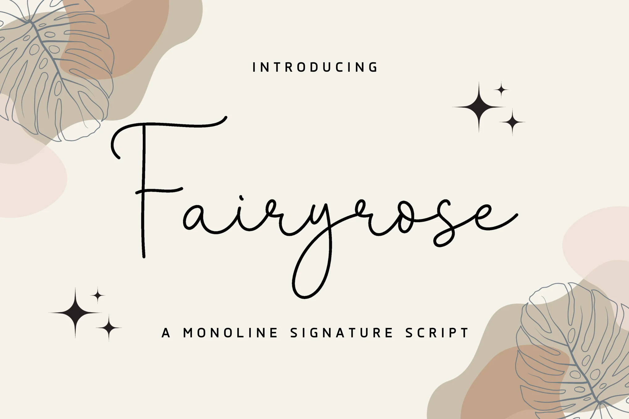 Fairyrose - A Monoline Signature Script