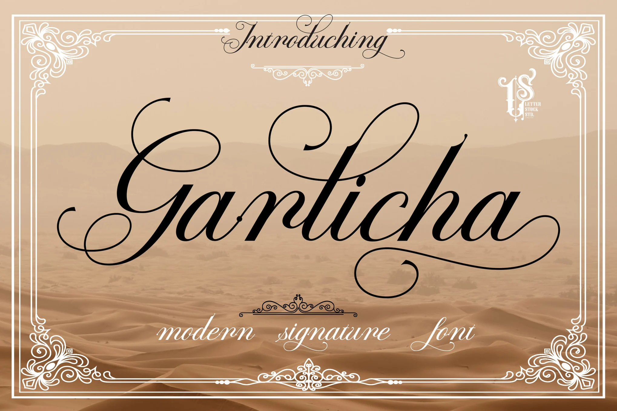 Garlicha - Calligraphy Script Font