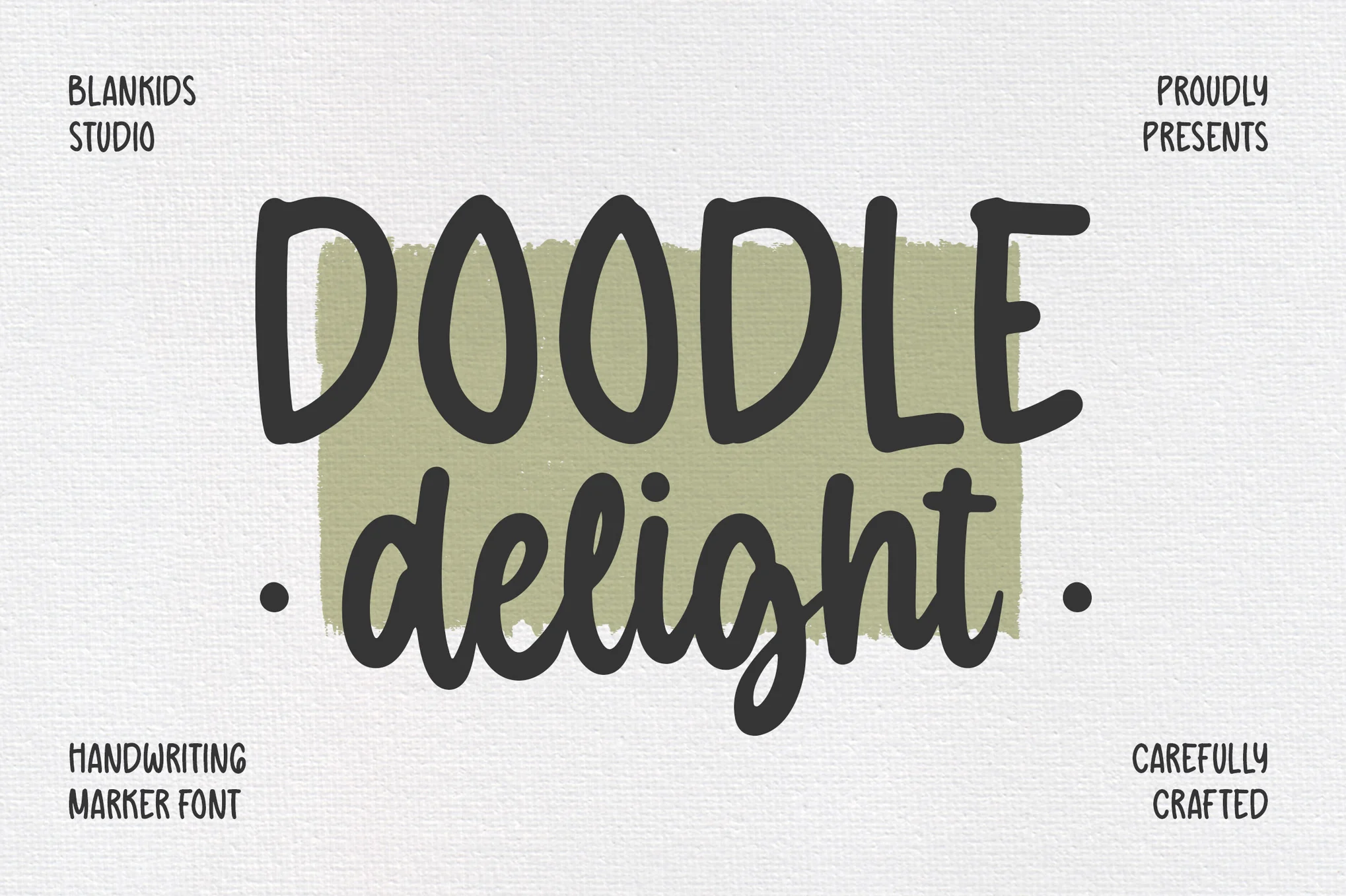 Doodle Delight - Rounded Marker Script Font