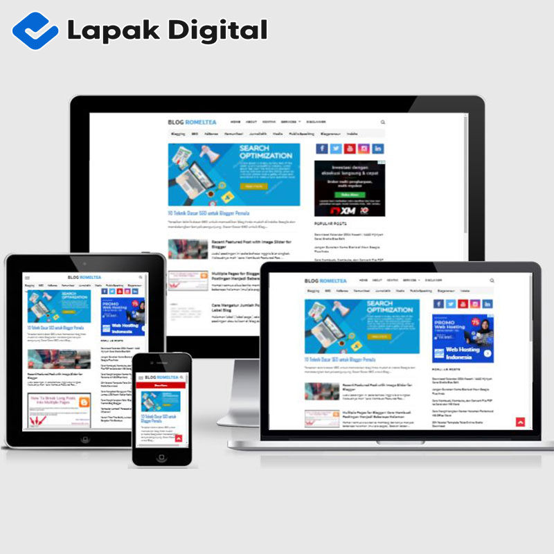 Template Website Blog News - SEO Responsive