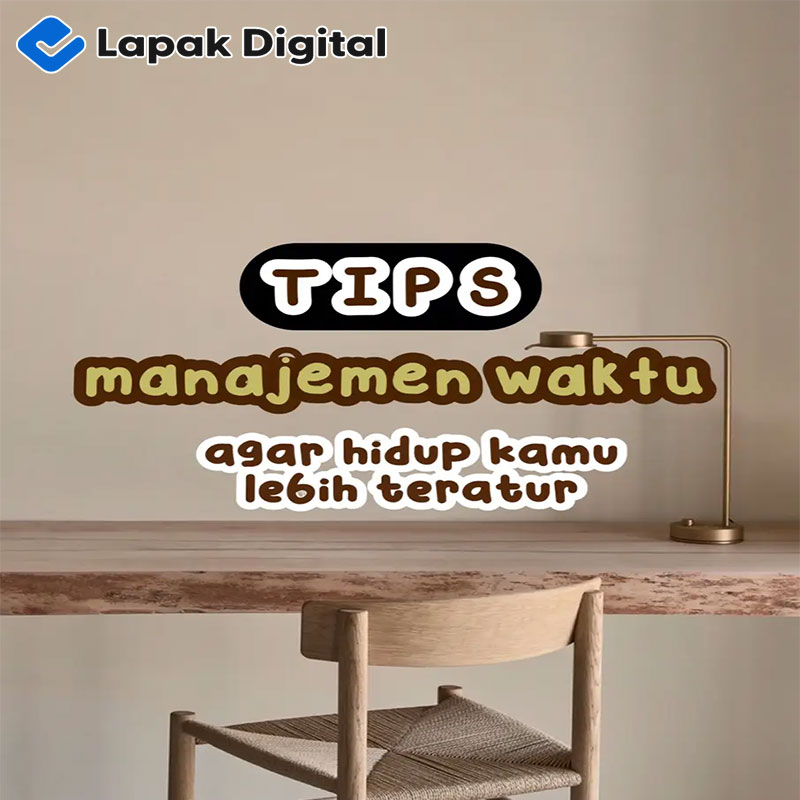 Template Konten Instagram Microblogging "Tips Manajemen Waktu