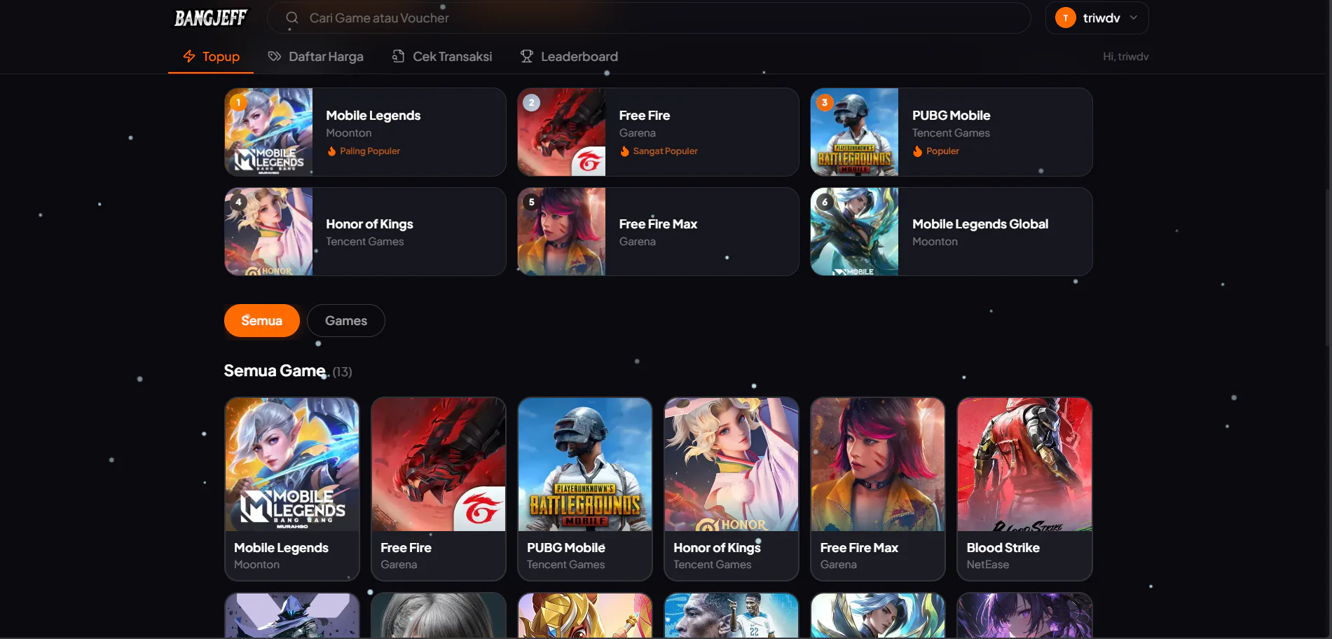 Web Top Up Game & PPOB Otomatis Terbaru 2026 Admin Panel Lengkap 7