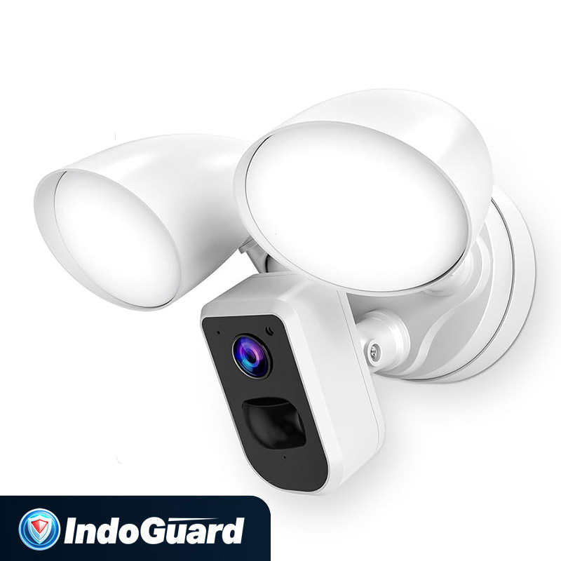 Smart Floodlight with Camera & Sensors