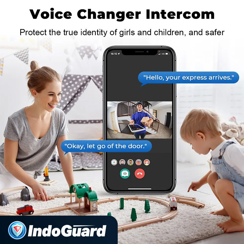WiFi Doorbell Home Tuya with Voice Changer Intercom