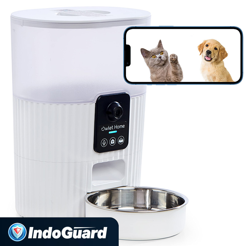 Smart Pet Feeder with Security Camera