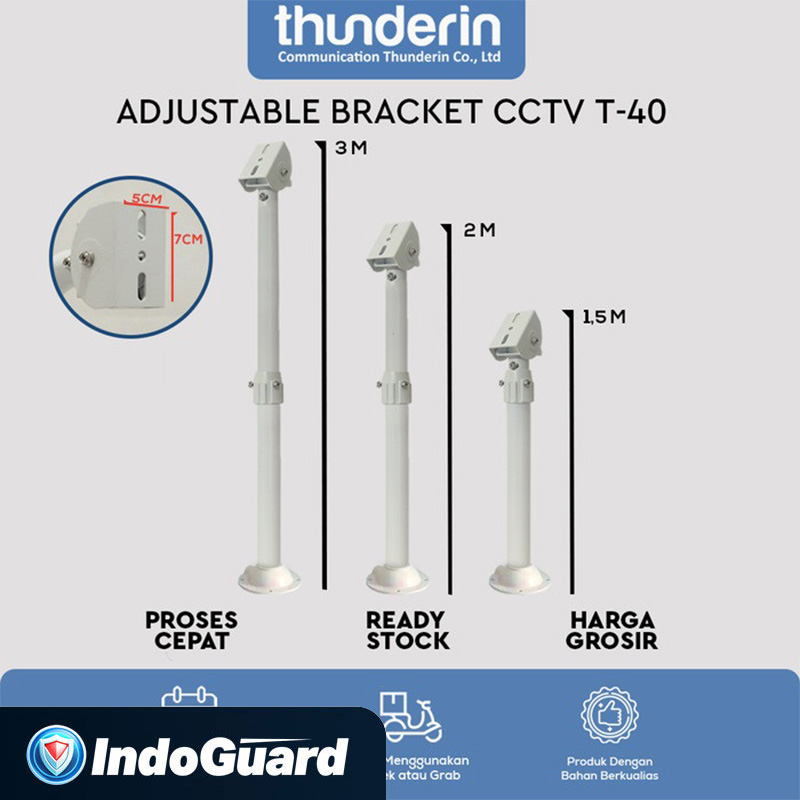 Adjustable Bracket Tiang T CCTV