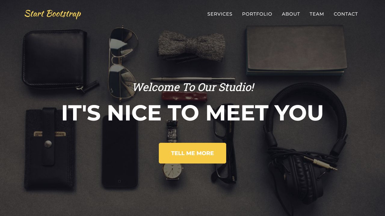 Agency – One Page Bootstrap Agency Theme