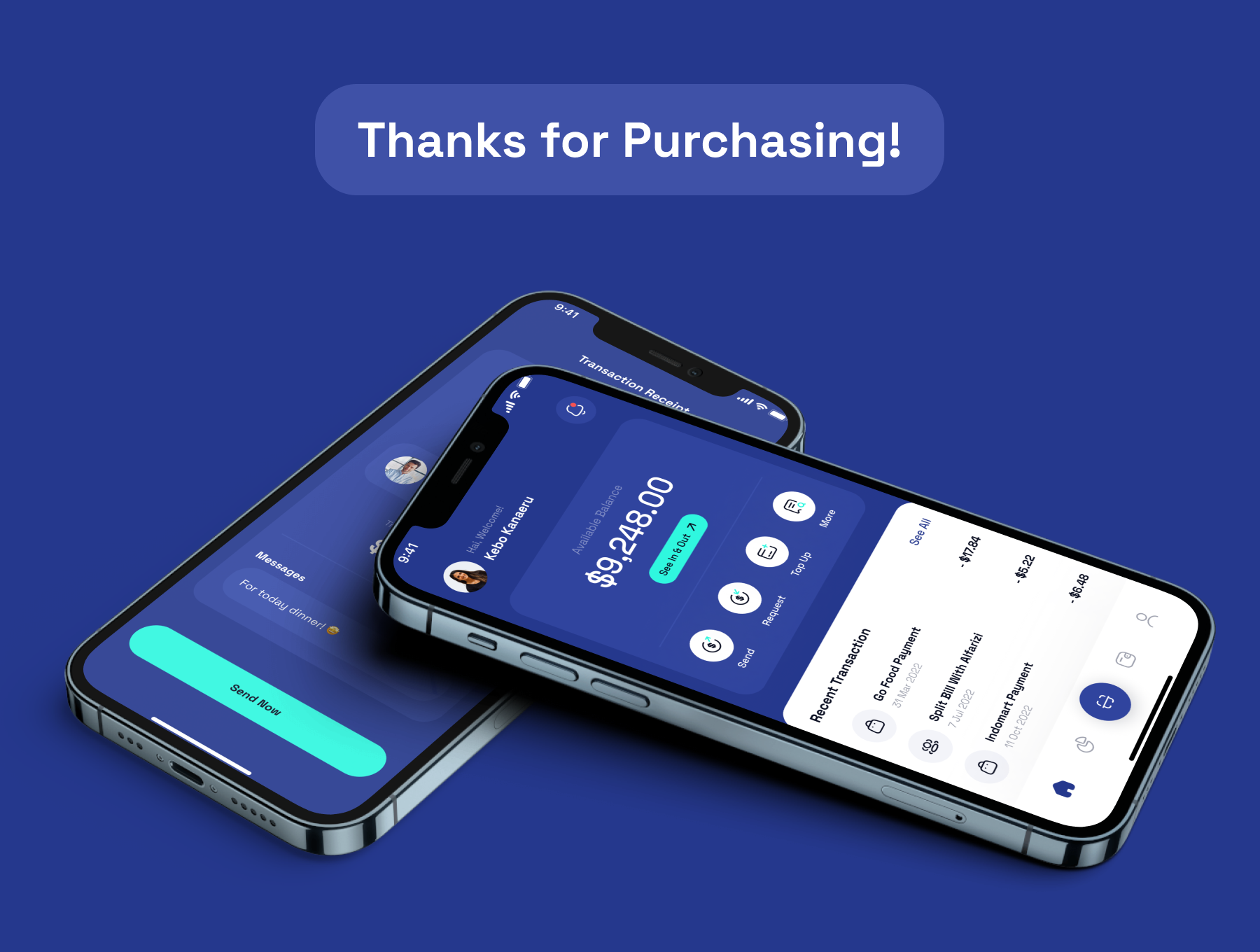 Fanacy – Finance Mobile App UI Kit