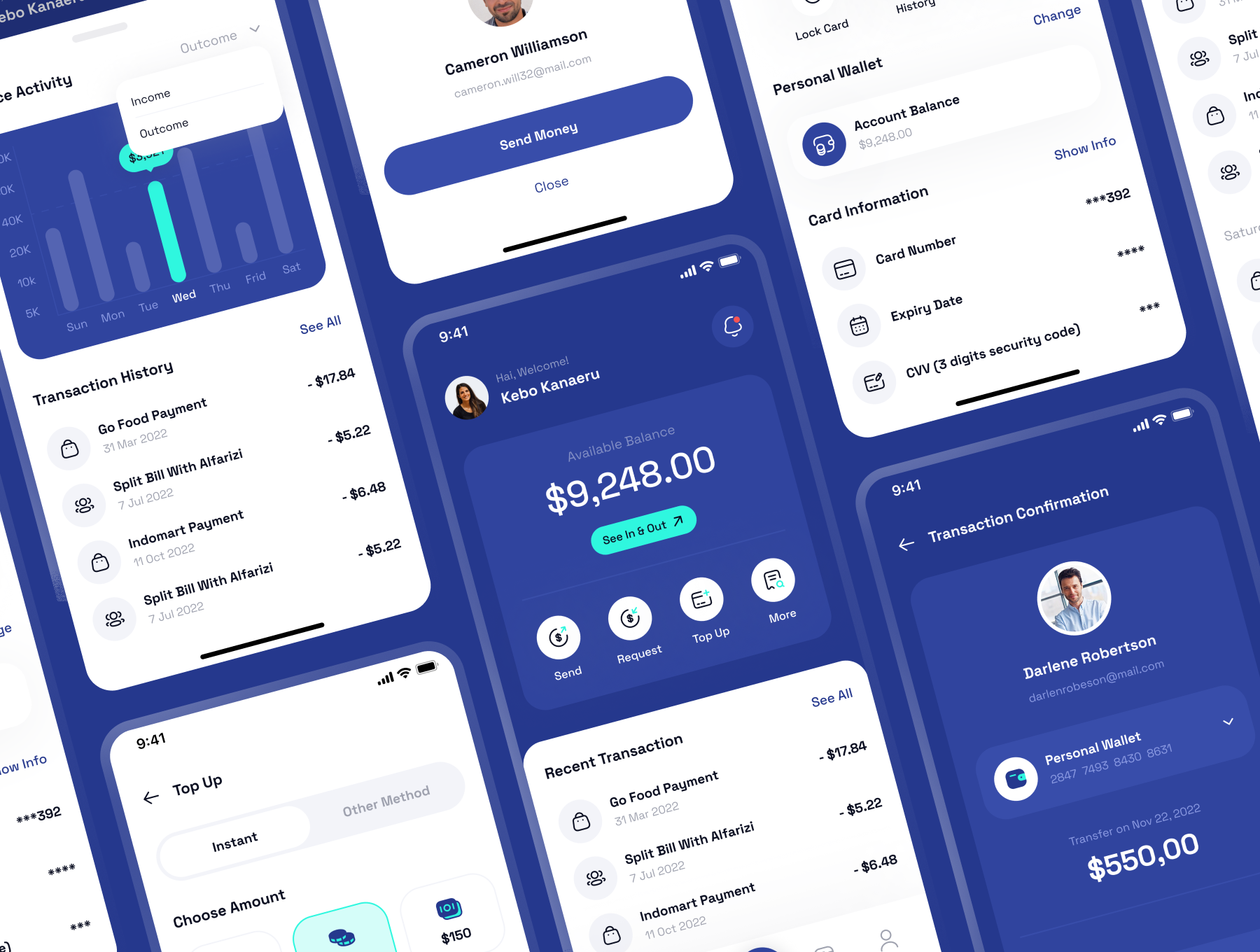 Fanacy – Finance Mobile App UI Kit 3
