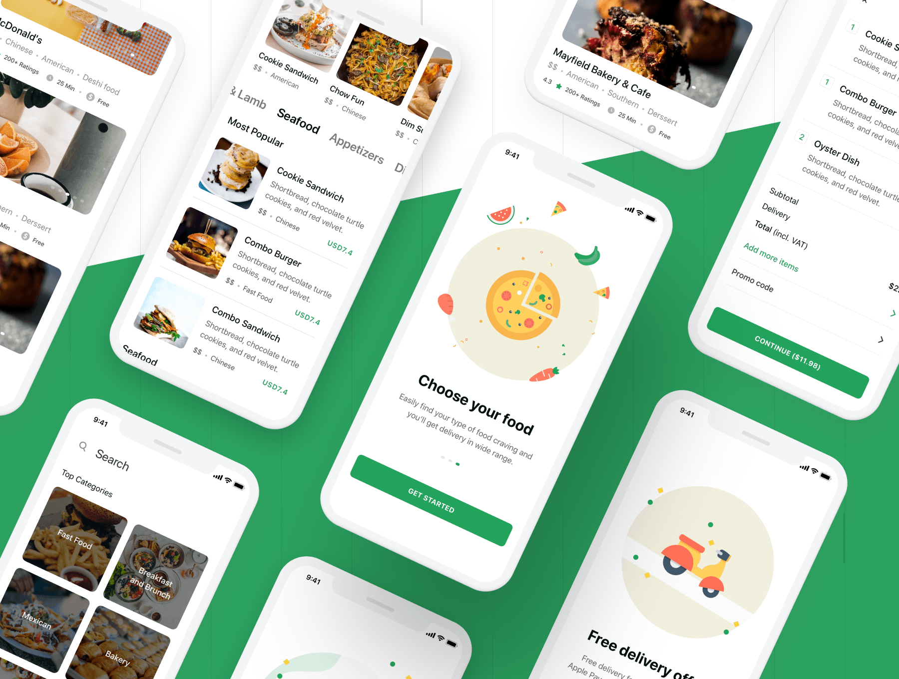 Foodly – Food Delivery iOS UI Kit 2