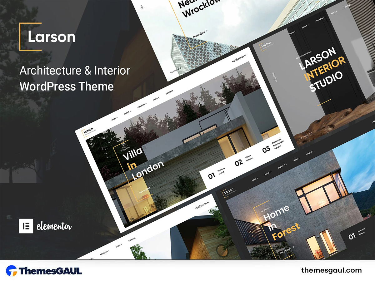 Larson – Architecture & Interior Design WordPress