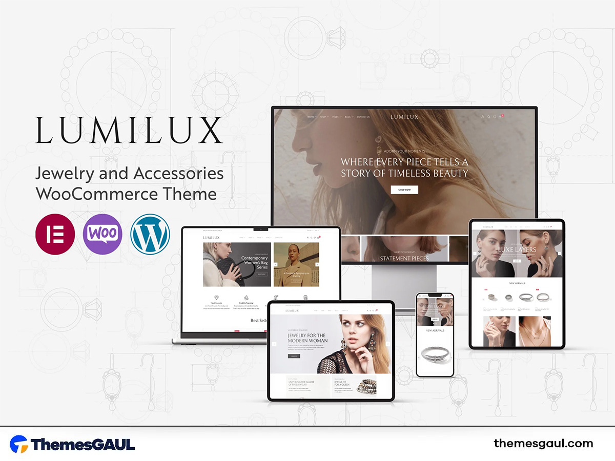 Lumilux – Jewelry and Accessories WooCommerce Them