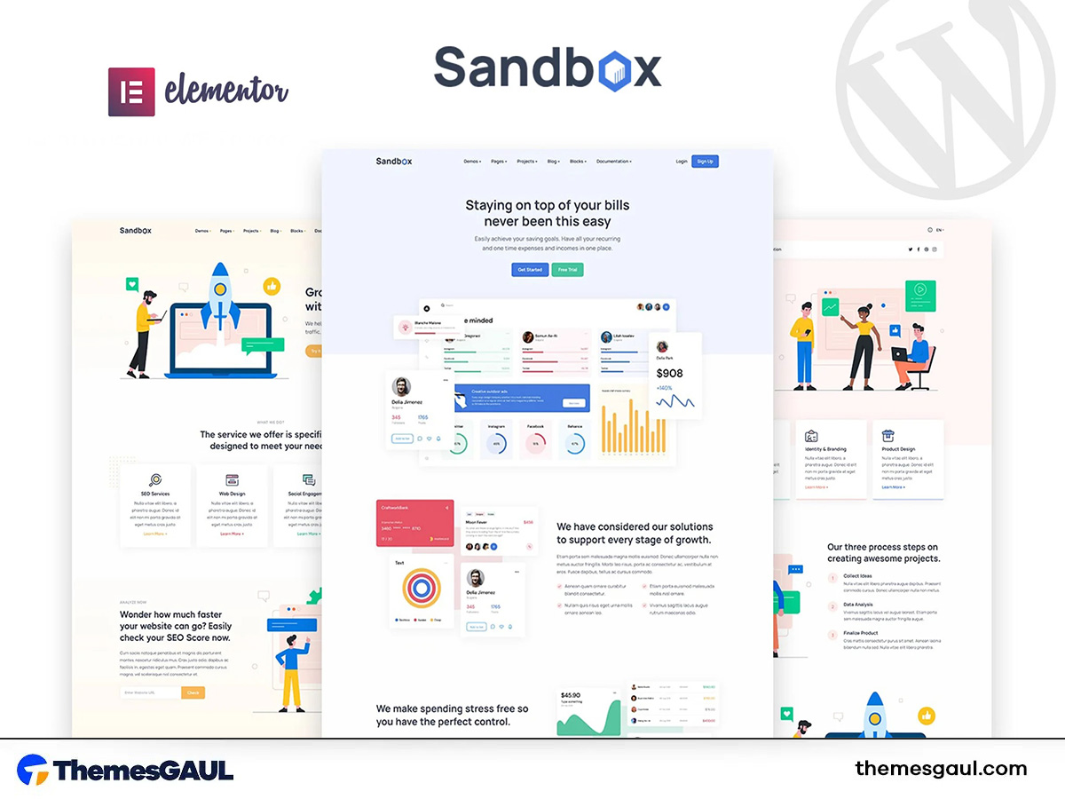Sandbox – Modern & Multipurpose WordPress Theme