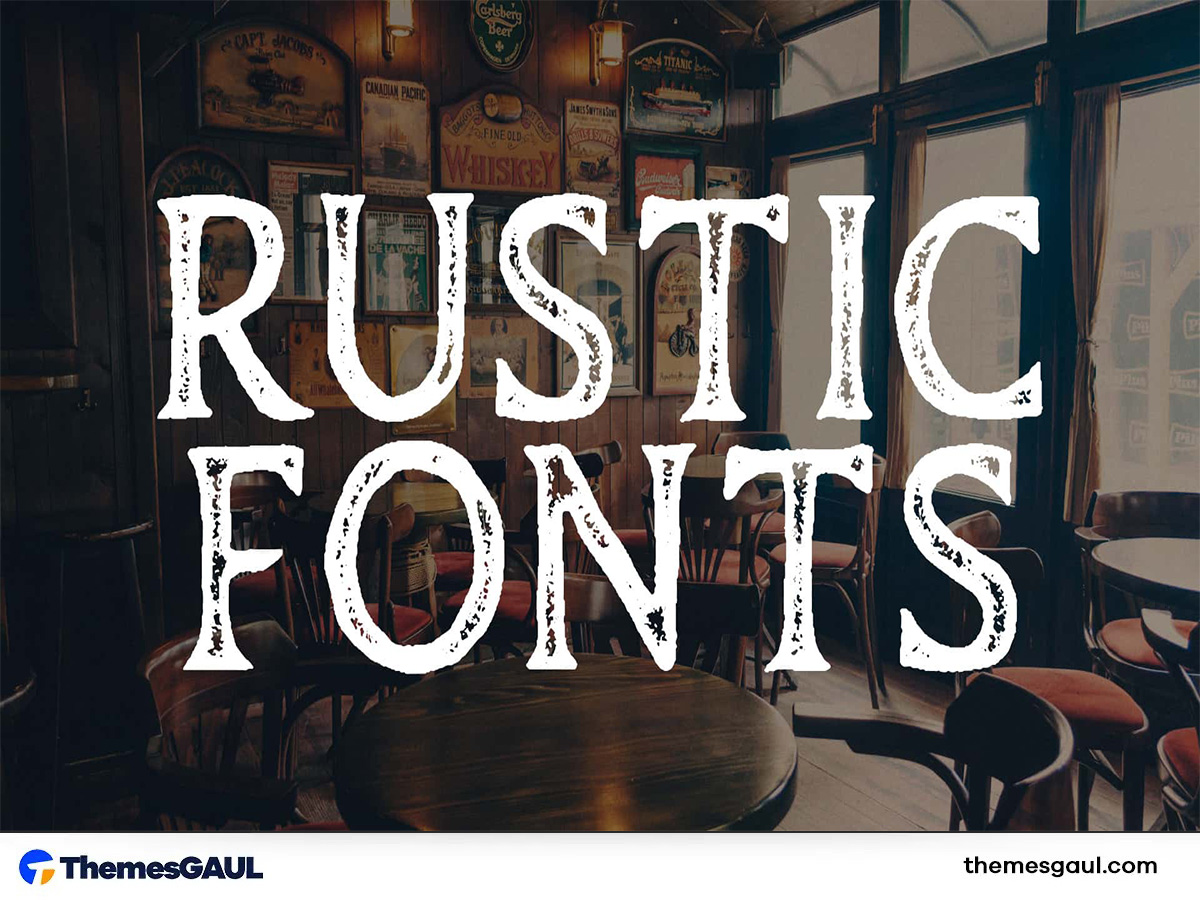 Rustic Display Font
