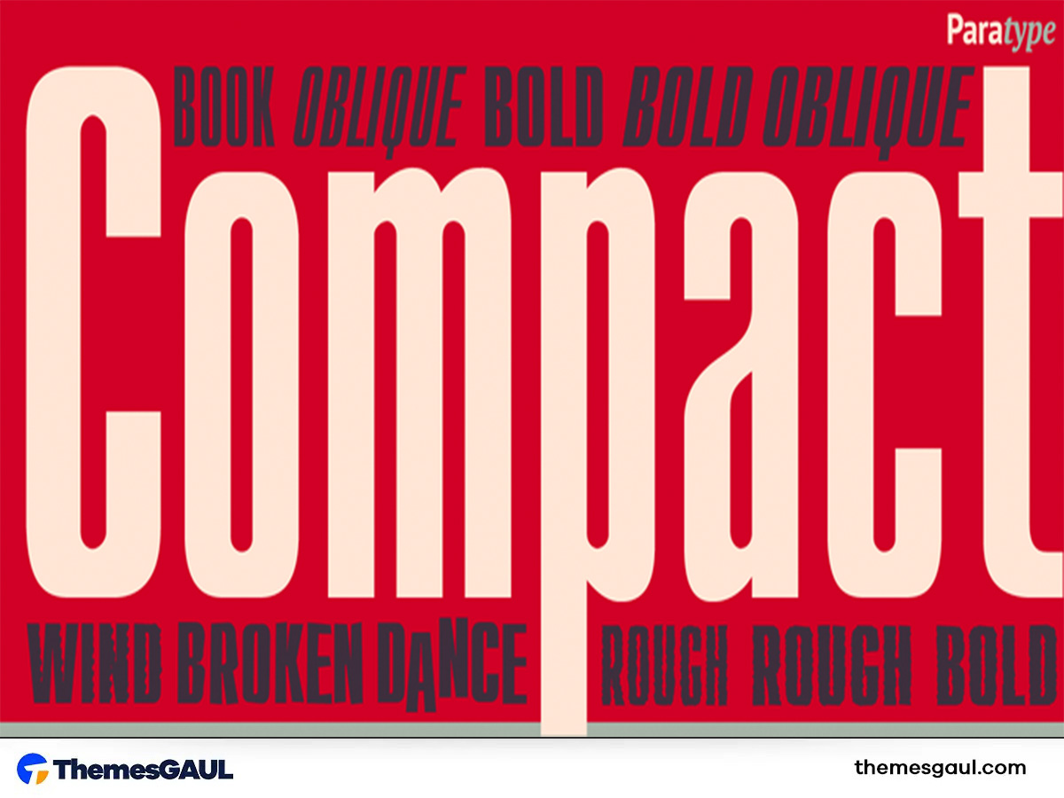 Compact Font Set