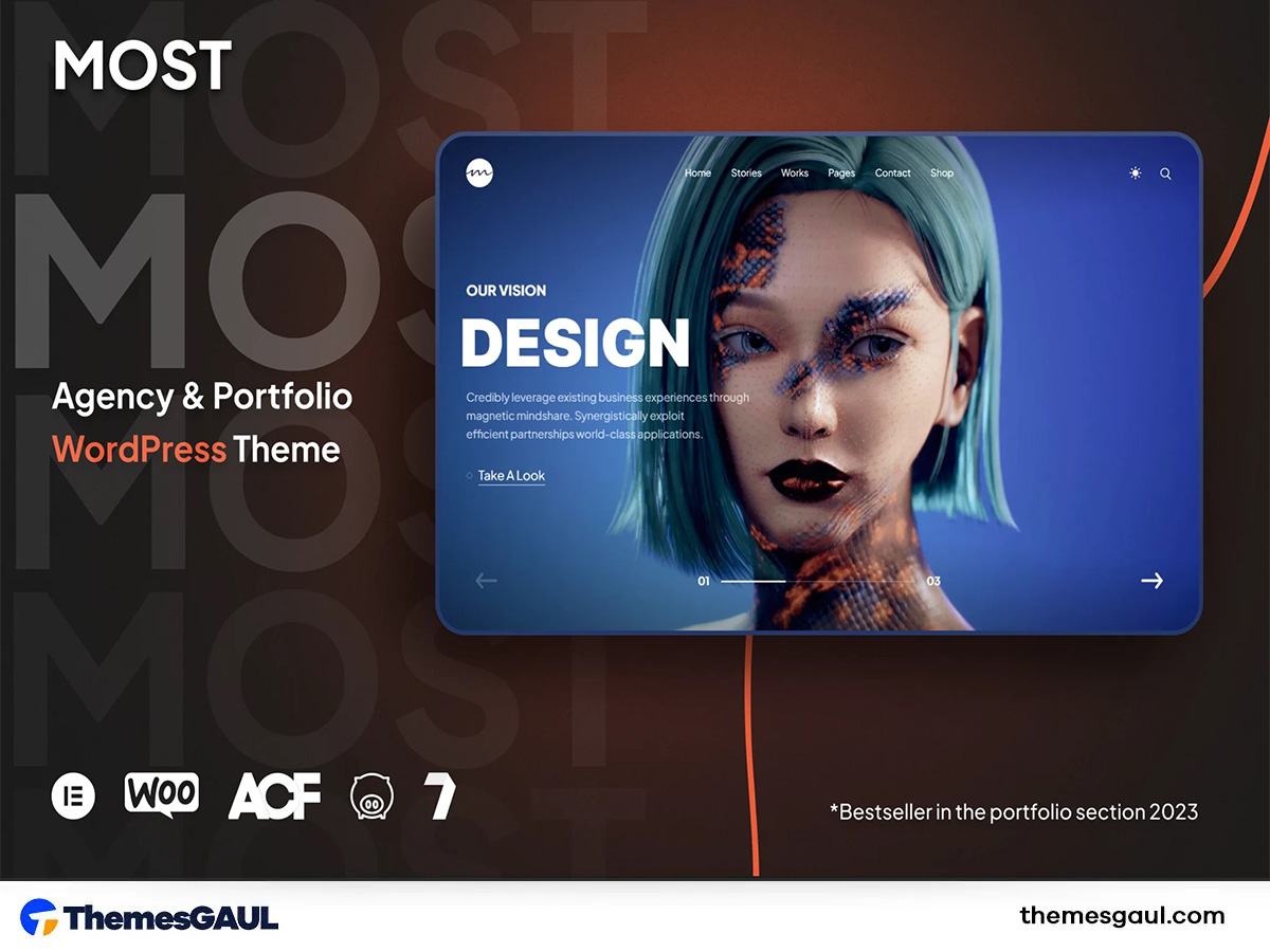Most – Creative Agency and Portfolio Theme