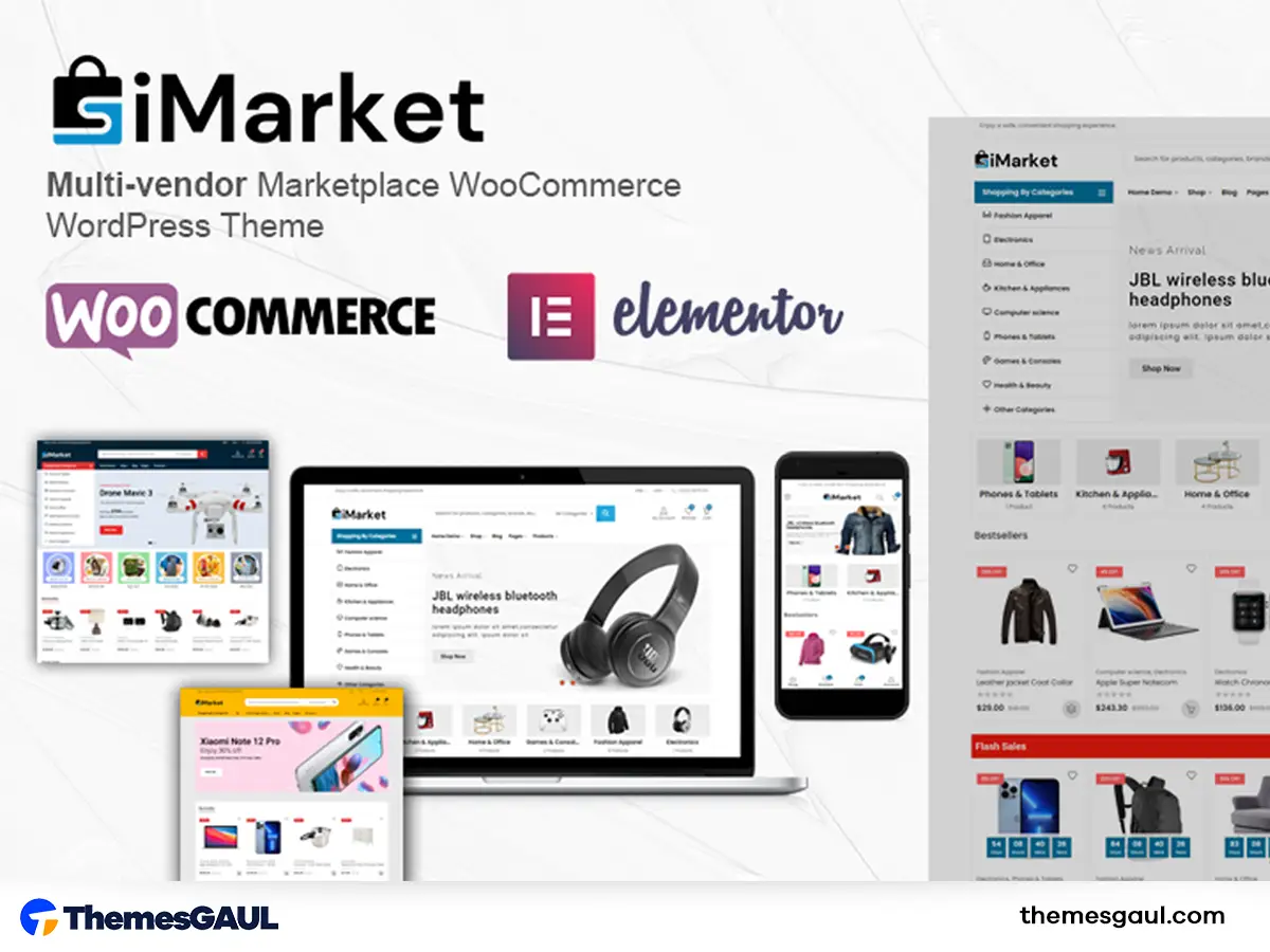iMarket – Multi-vendor Marketplace WooCommerce WordPress Theme