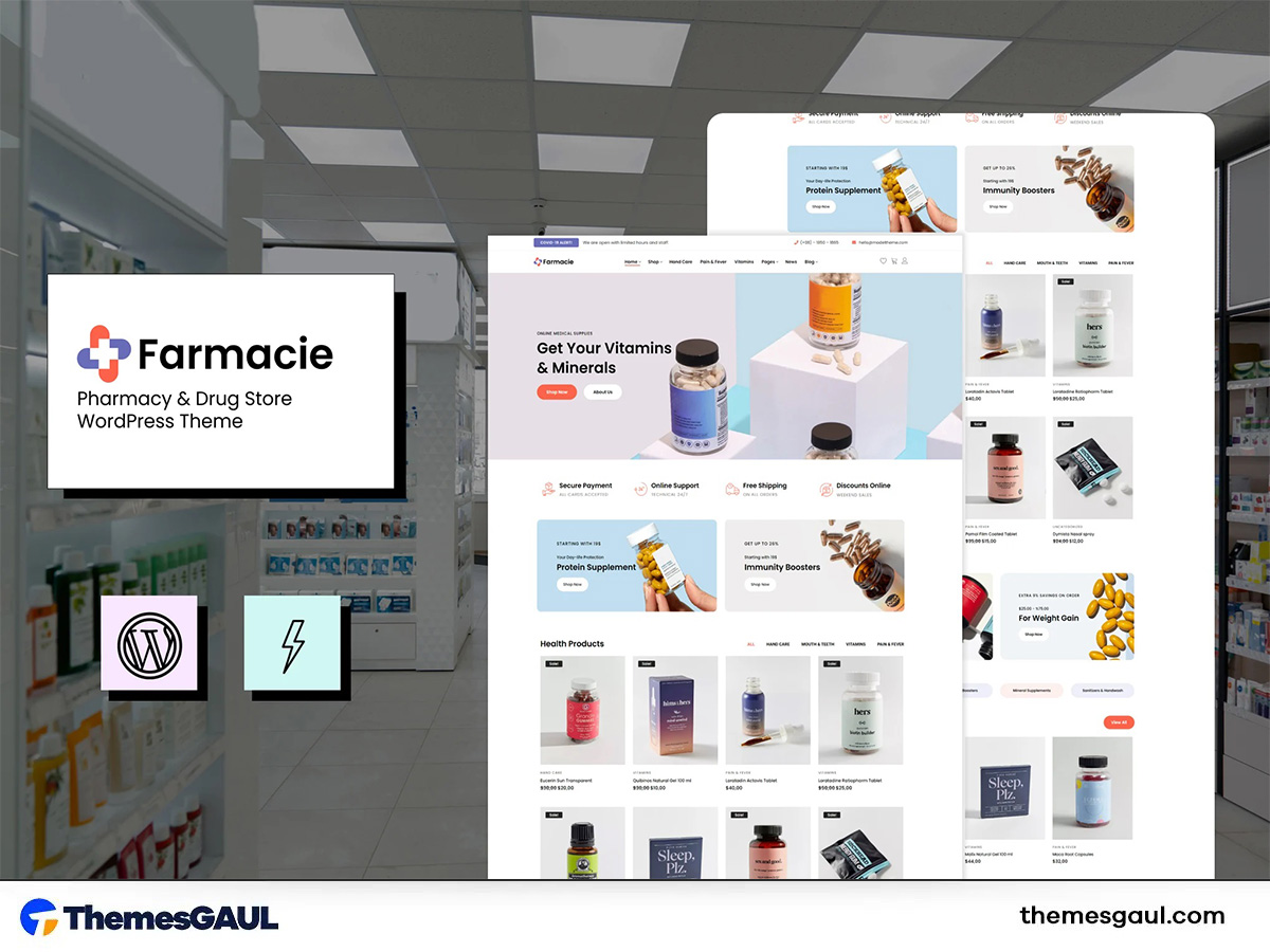 Farmacie – Pharmacy & Drug Store Theme