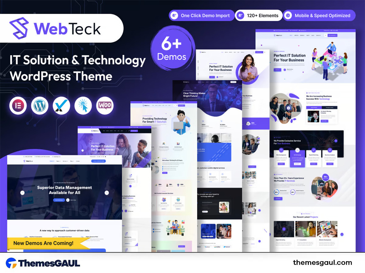 Webteck – IT Solution and Technology WordPress The