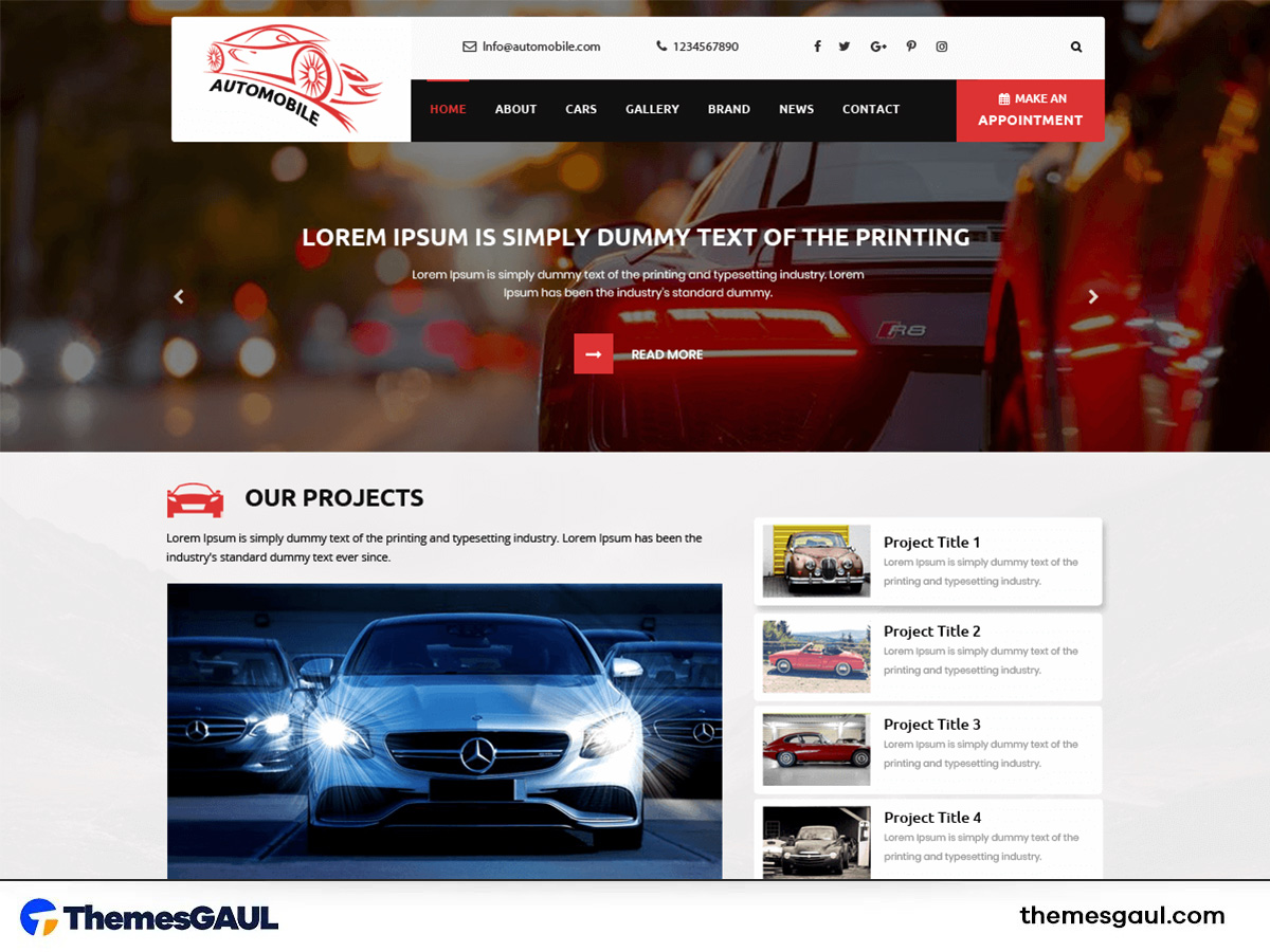 Simple Automotive Theme
