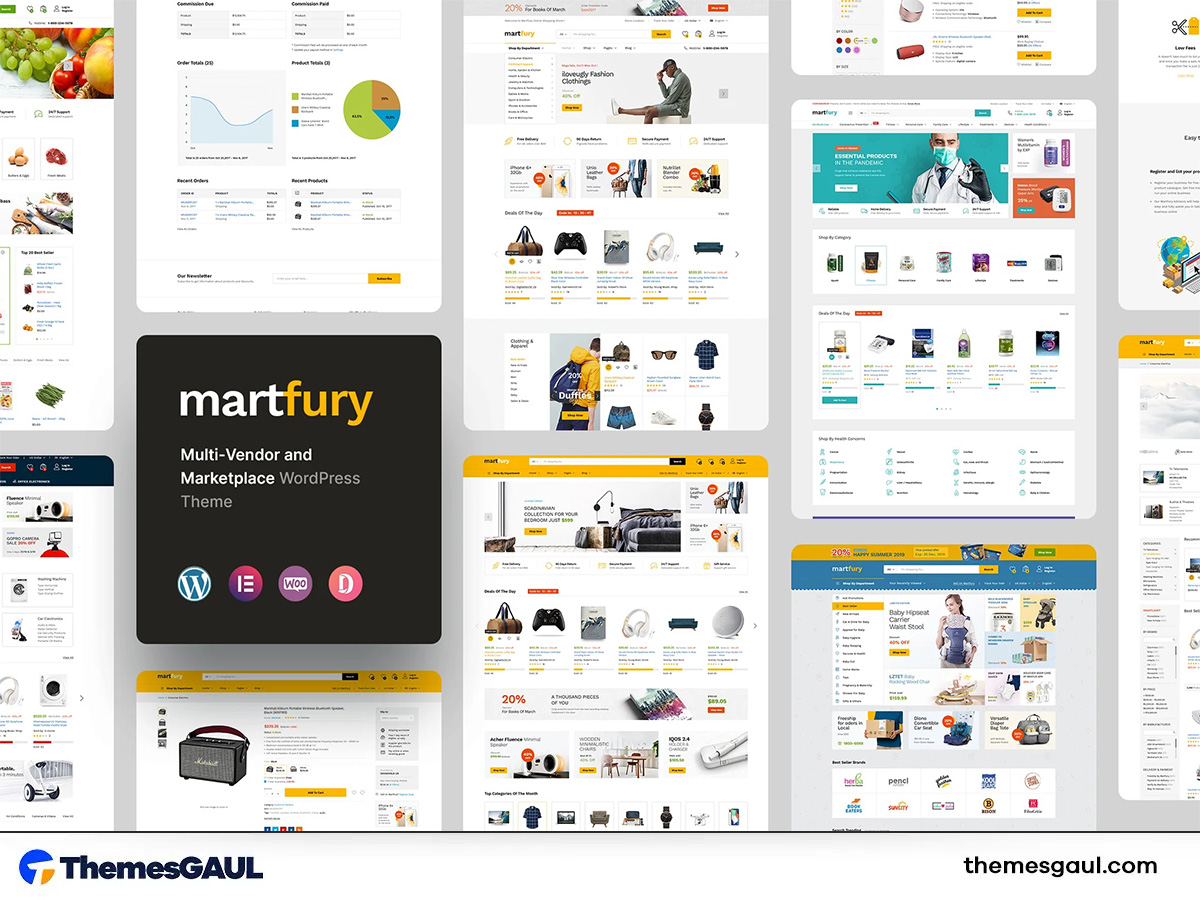 Martfury – WooCommerce Marketplace WordPress Theme
