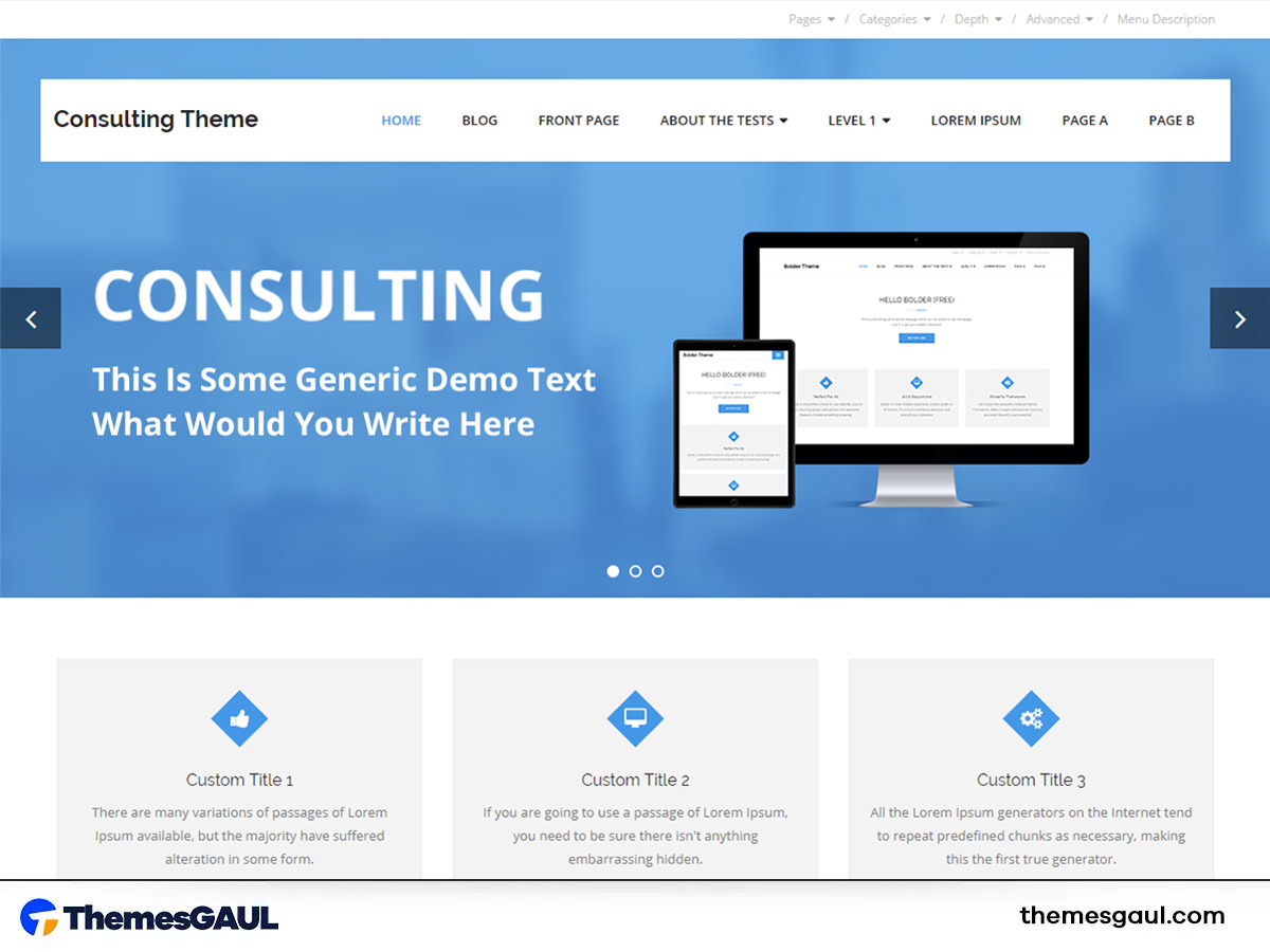 Simple Consulting Theme