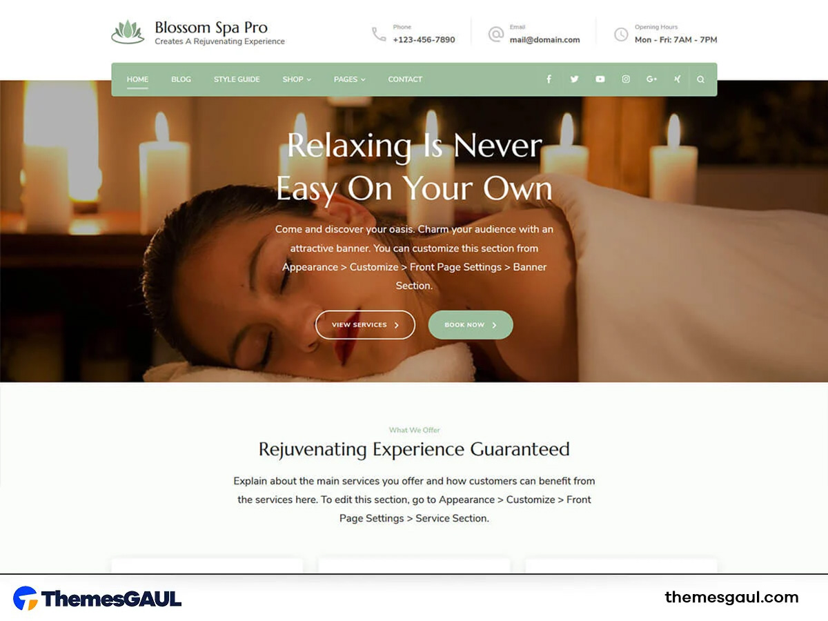 Simple Spa Theme
