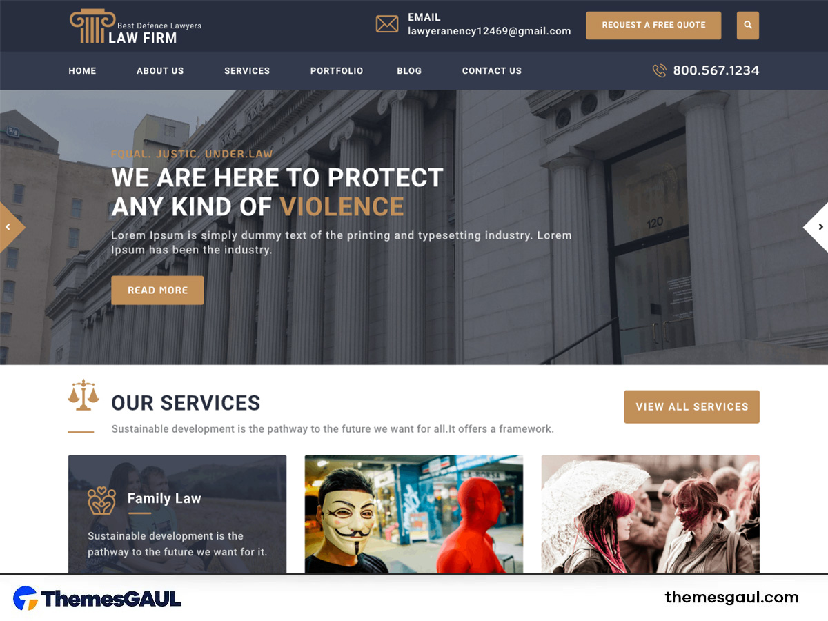 Basic Law Firm Theme
