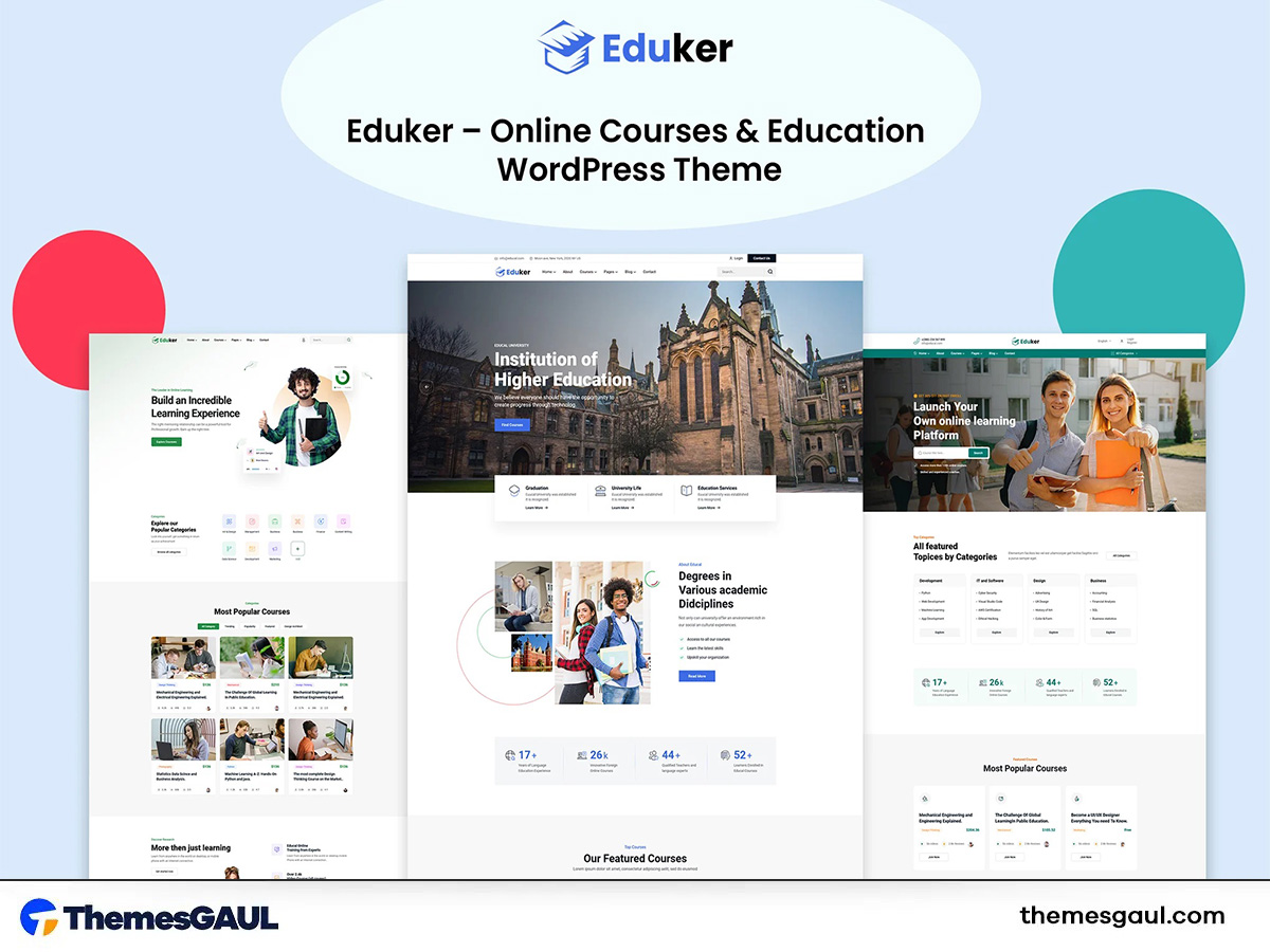 Eduker – Education WordPress Theme