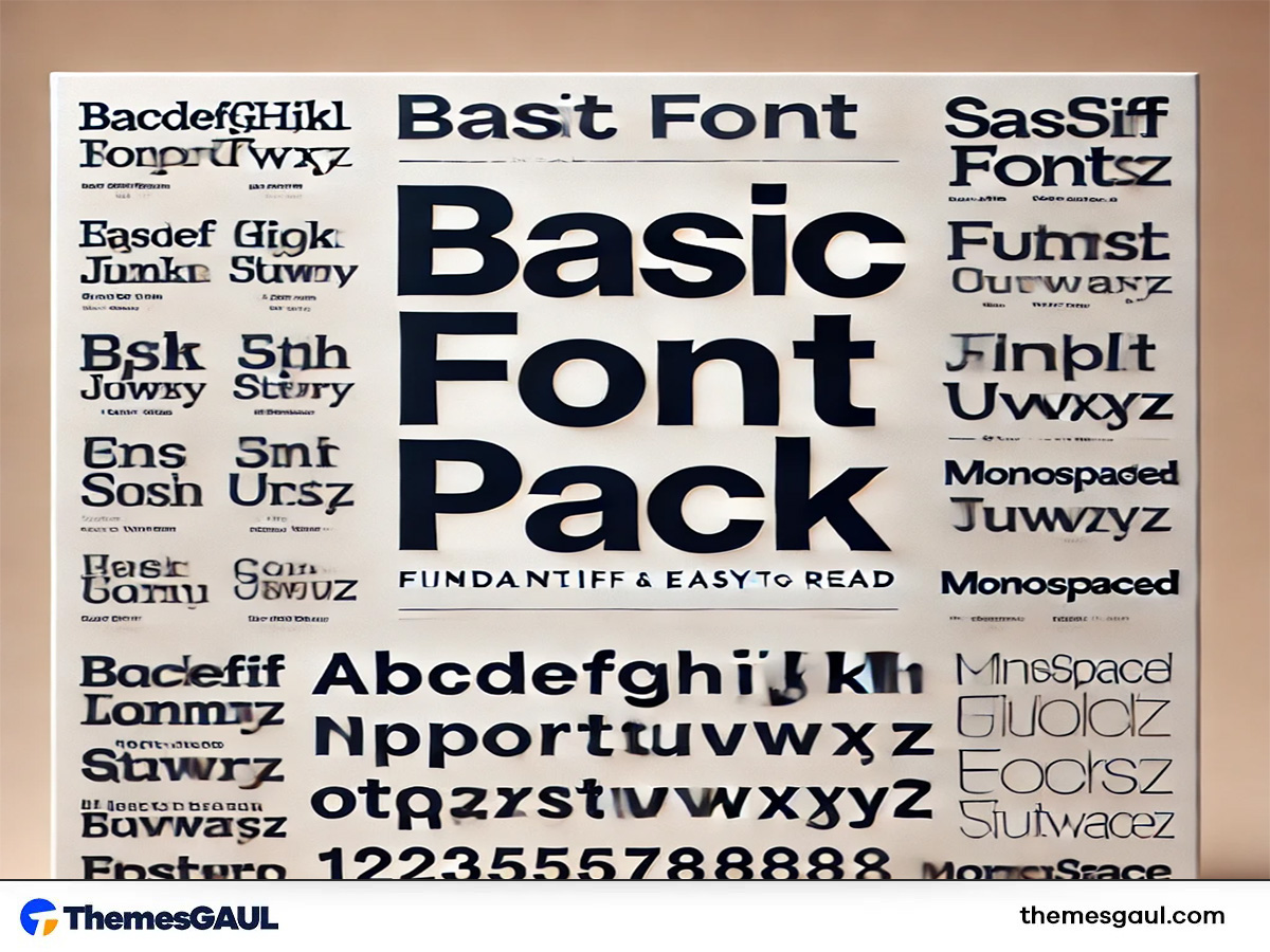Basic Font Pack