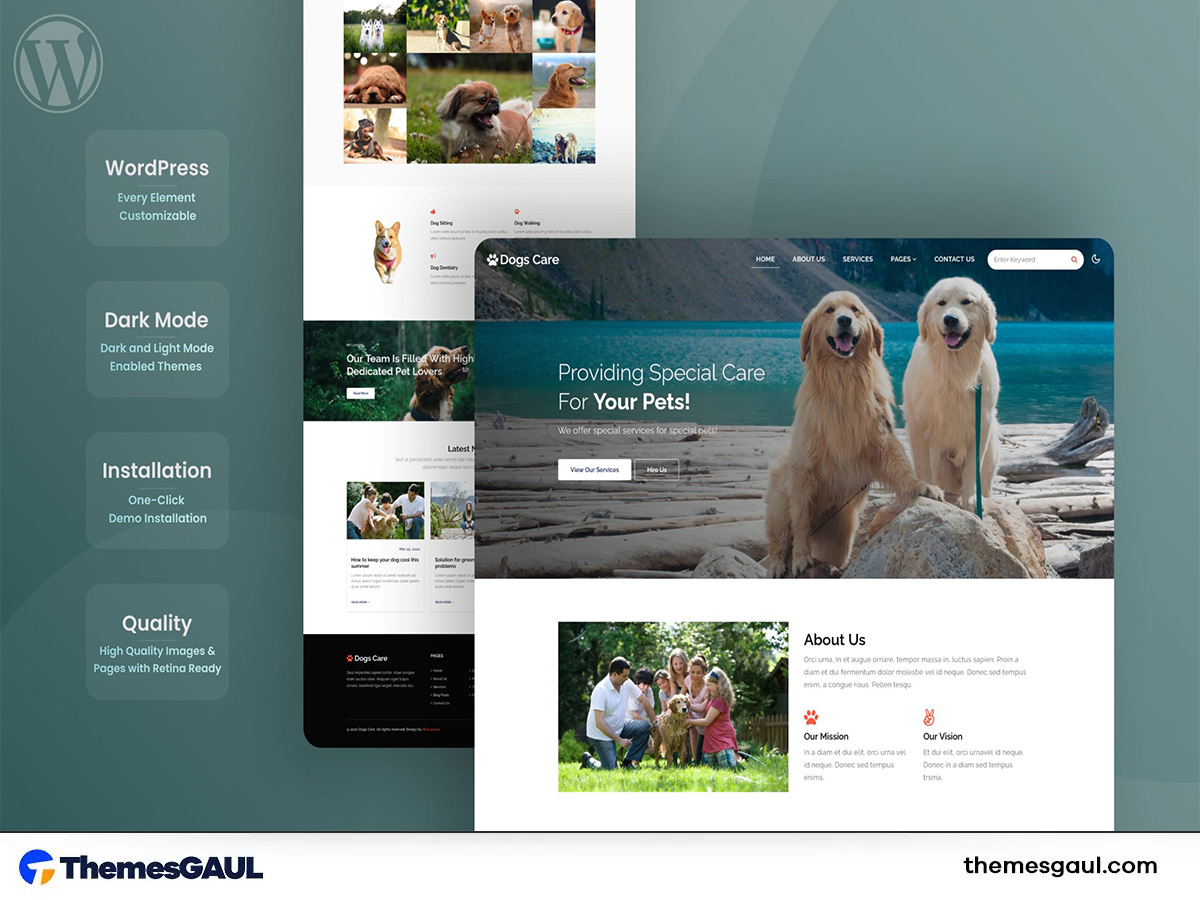Simple Pet Care Theme