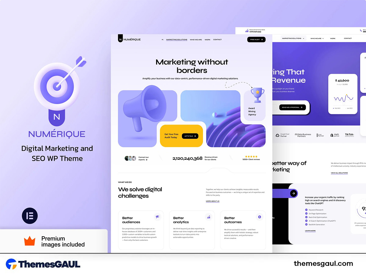 Numérique – SEO Digital Marketing Agency Software