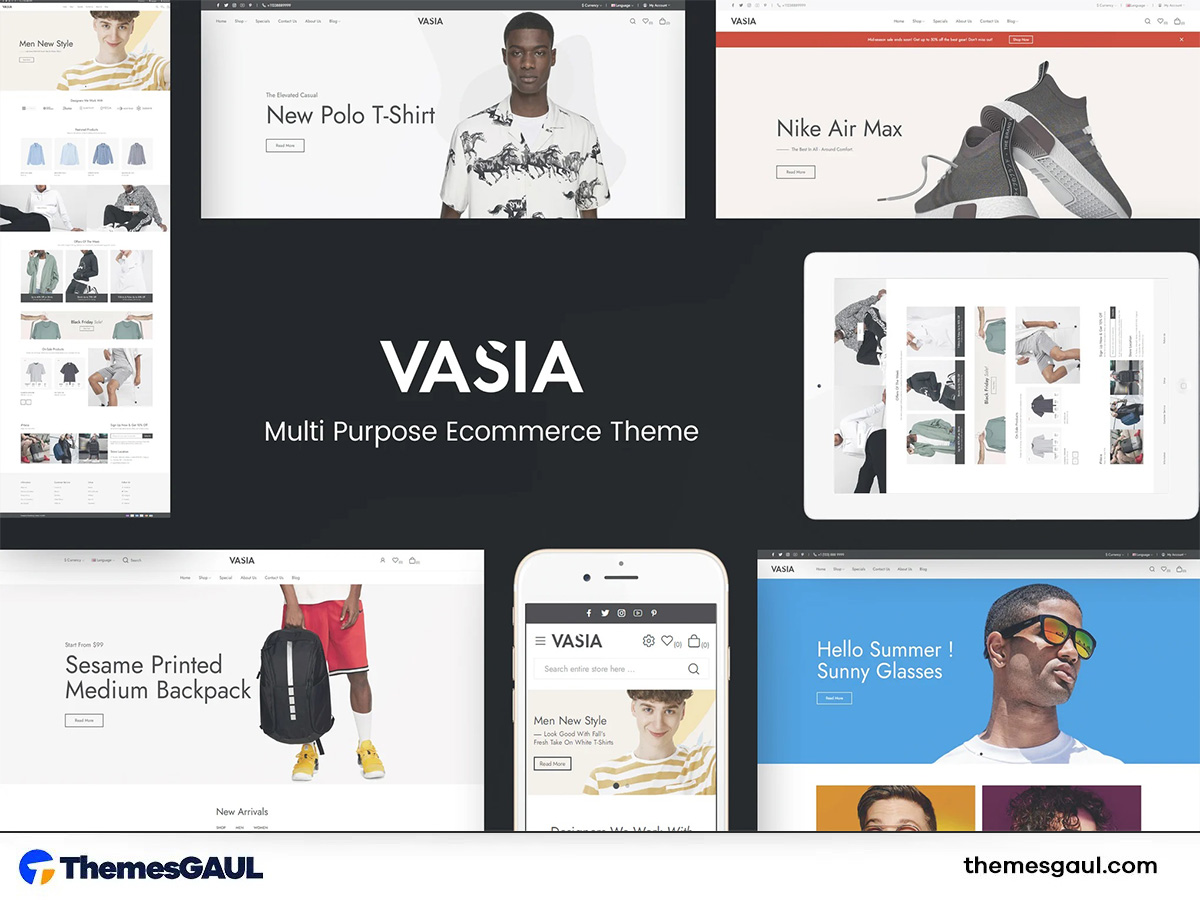 Vasia – Multipurpose eCommerce WordPress Theme